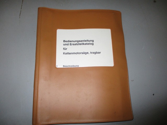 Anleitung Stihl 045 AVEK 064 Variante 1-3 TECHNISCHE DIENSTVORSCHRIFT TDV