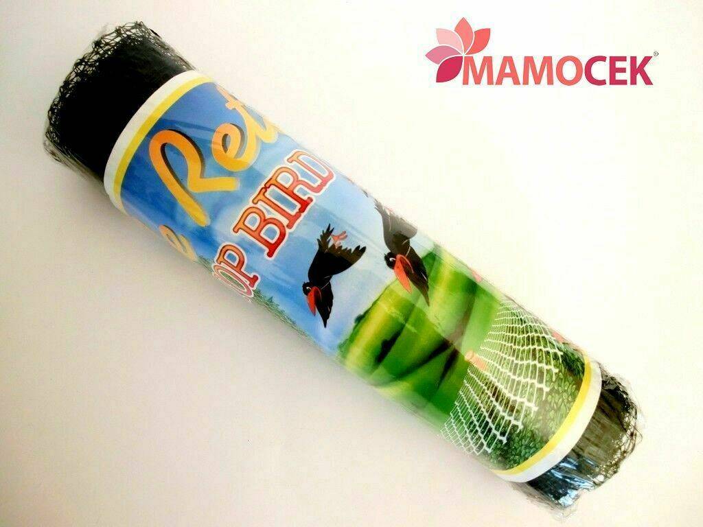 RETE antiuccelli Stop Bird in Nylon da 2 x 5 mt a protezione di raccolti, fru...
