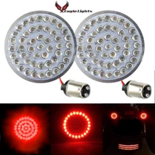 Eagle Lights 2” Harley Bullet Style Rear LED Turn Signals 1157 Lifetime Warranty