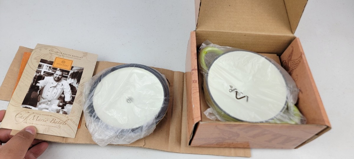 Mario Batali Cast Iron and Enamel 2 Cup Italian Essentials Pot | eBay