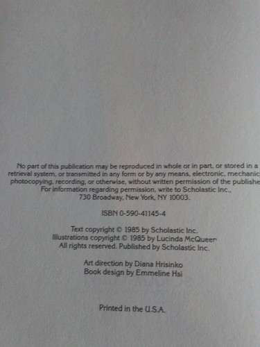 The Little Red Hen Paperback 1985 - Picture 2 of 3
