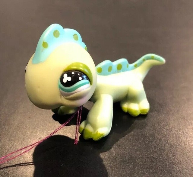 Littlest Pet Shop 499 Green Lizard Iguana eBay