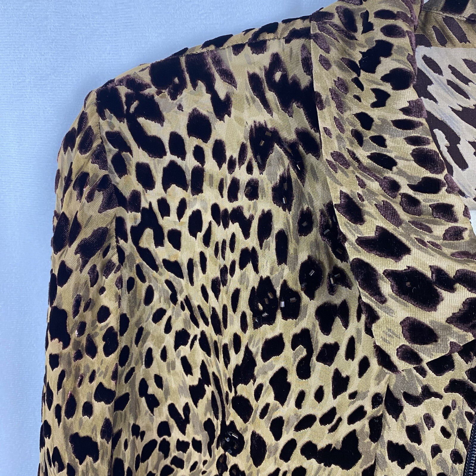 AMERI MODE Burnout  Sheet Velvet Jacket  Women’s … - image 4