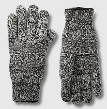 Isotoner Women's SmartDri Textured Knit Glove Sherpasoft Spill Ivory One Size