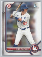 2022 Bowman Draft #BD-165 Nick Biddison