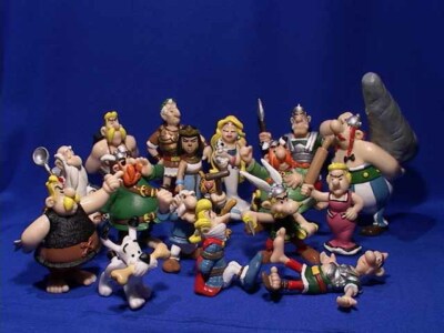Asterix Obelix and Friends PVC Figures - Collectible French Childhood Characters