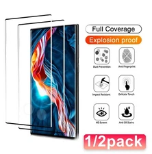 2X Tempered Glass Screen Protector For Samsung Galaxy Note S8 S9 S10 S20 S21 S22