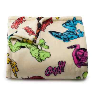 Brand New Original Marvel Oversized Supersoft Plush Throw by The Big One