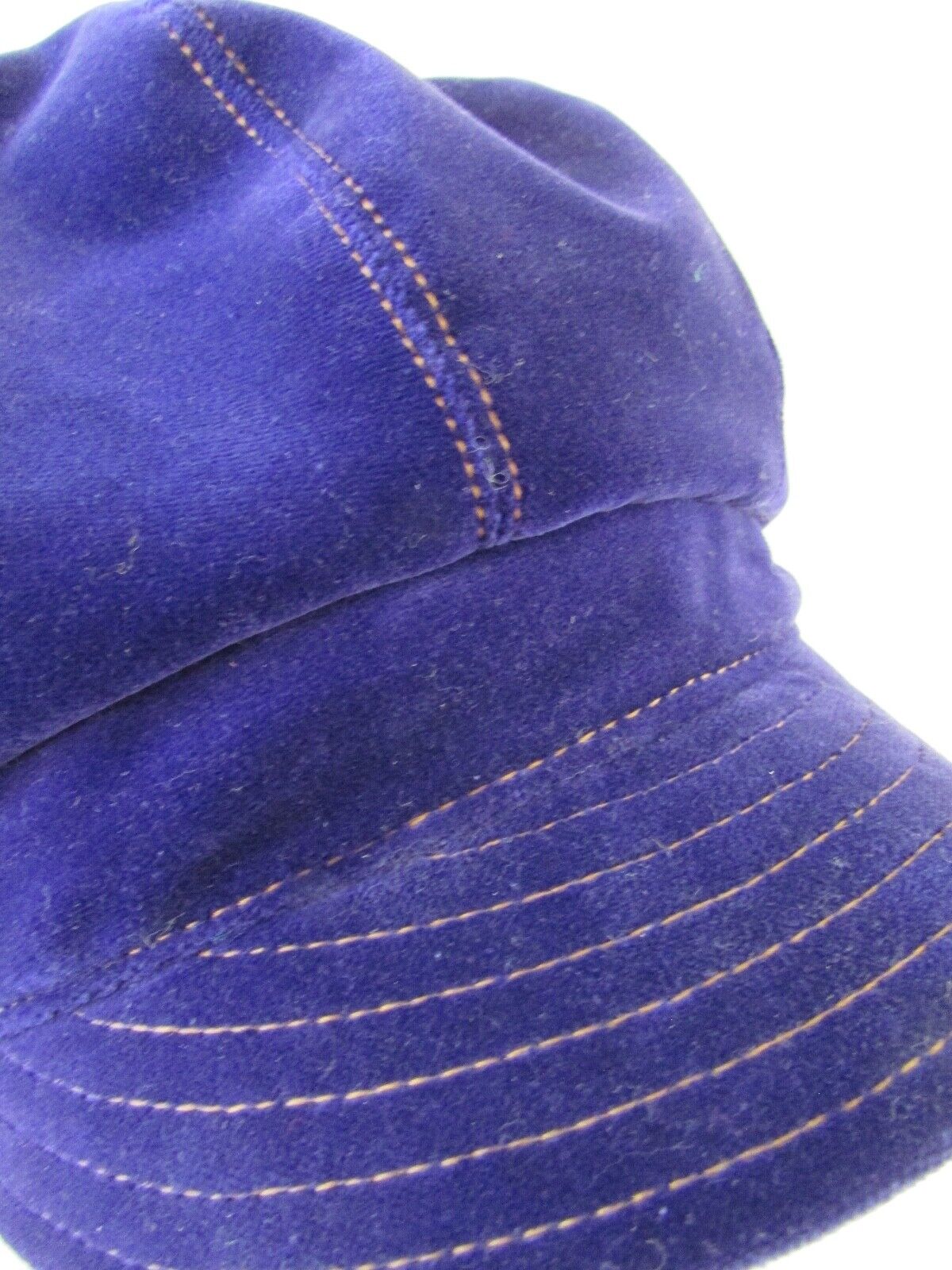 Eric Javits New York Purple Velvet Newsboy Cap - image 6