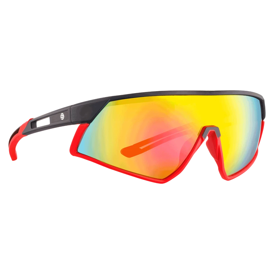 Oversized One Piece Lens Sports Shield Baseball Cycling Sunglasses Mirror - Image 3 of 4