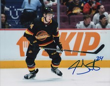 Vancouver Canucks Travis Dermott Signed Autographed 8x10 NHL Photo COA #4
