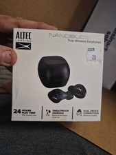 Black Altec Lansing Nanobuds 3.0 Wireless Earphones