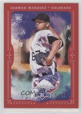 2017 Panini Diamond Kings Rookies Red Framed 58/99 German Marquez #163 0b5