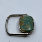 Vintage Sterling Silver 925 Turquoise Spiny Oyster Flip Reversable Ring Sz 6.5