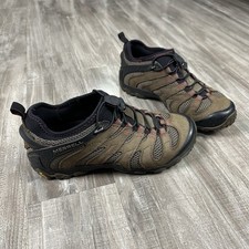 MERRELL Bungee Boulder Leather Trail Hiking Shoes Men Size 8 Gorpcore Flex Plate