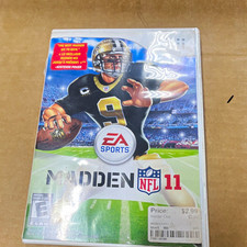 EA SPORTS Madden NFL 11 (Nintendo Wii) Sports E NTSC-U/C Manual Included