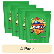 4 pack Great Value Gummy Bears Candy, 52 oz Bag
