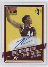 2021-22 Onyx Vintage Auto Robert Williams III #VARW Auto nd3