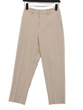 Uniqlo Women's Suit Trousers W 26 in Tan Polyester