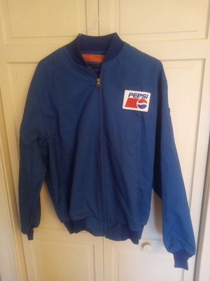 Vintage Full Zip Pepsi Delivery Driver Jacket XLT Soda Gas