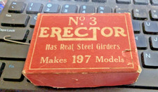 ORIGINAL TEENS 3 A C Gilbert Erector SET PART BOX