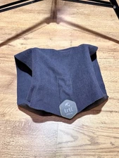TRTL Travel Pillow Neck & Head Support Airplane Fleece Adjustable Grey No Bag