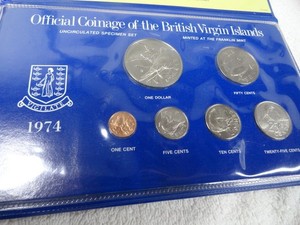 1974 Uncirculated Coinage of the British Virgin Islands
