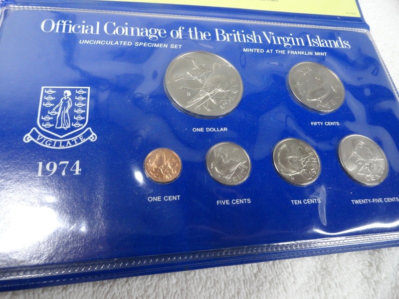 1974 Uncirculated Coinage of the British Virgin Islands