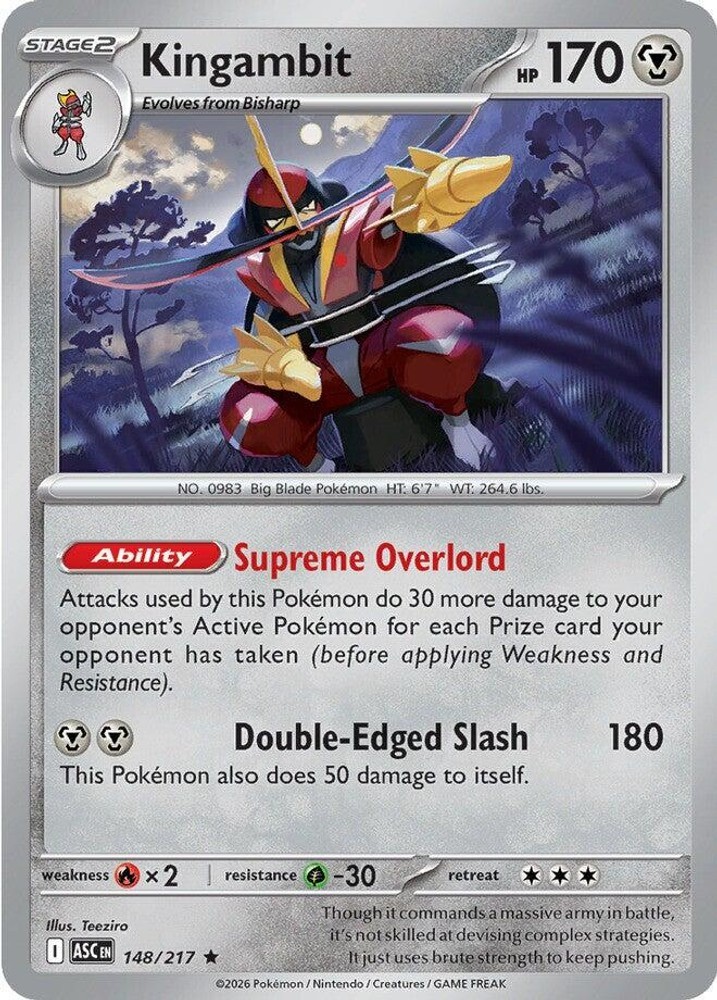 Pokemon Kingambit 148/217 ME: Ascended Heroes Rare NM TCG