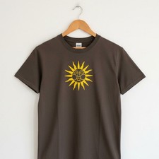 Image of Wicker Man T-Shirt - 'Sun Symbol' Cult Retro Horror, 1970's, Witchcraft, S-XXL 