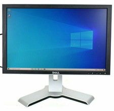 Dell Ultrasharp 20" Widescreen 2009Wt LCD Monitor Silver 1680x1050. Grade A+