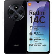 Xiaomi Redmi 14C 128 GB Midnight Black Dual SIM Smartphone Handy …