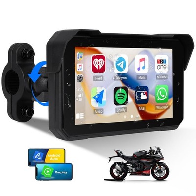 5 Zoll Motorrad Carplay GPS Navigationssystem mit und Android P2 