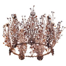 Wedding Bridal Prom Crystal for Rhinestone Shinning Crown for Party for Head Dre