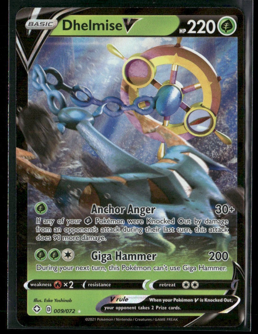 Dhelmise #9/72 Shining Fates 2021 Ultra Rare NM/LP Pokemon TCG
