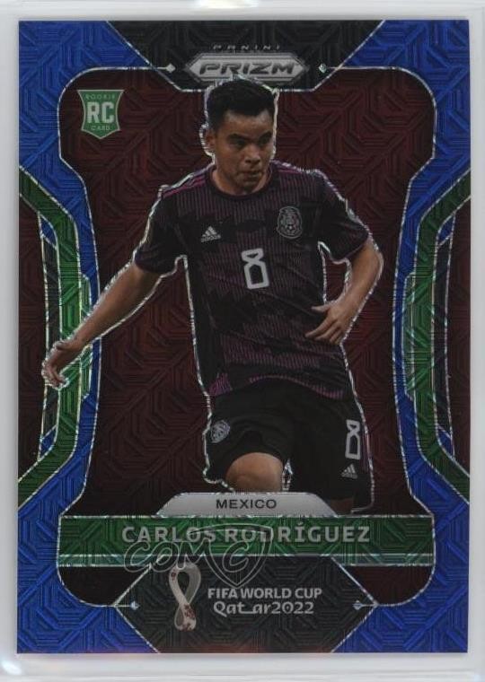 2022 Panini Prizm World Cup Qatar Blue Mojo 37/75 Carlos Rodriguez Rookie RC 3hd
