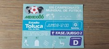 Ticket 1986 Belgium vs. Paraguay World Cup 1986  48152