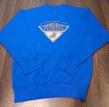 Vintage 90s Distressed NCAA Florida Gators Crewneck Sweatshirt Mens L
