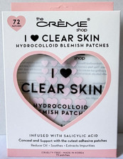 72 Hydrocolloid Acne Patches The Creme Shop Clear Skin Salicylic Acid