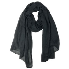 Cotton Blend Crinkle Lightweight Soft Scarf Gauze Scarves Sun-proof Shawls