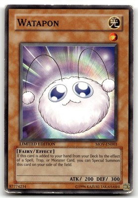 Watapon MOV-EN003 Limited Common Yu-Gi-Oh TCG HP