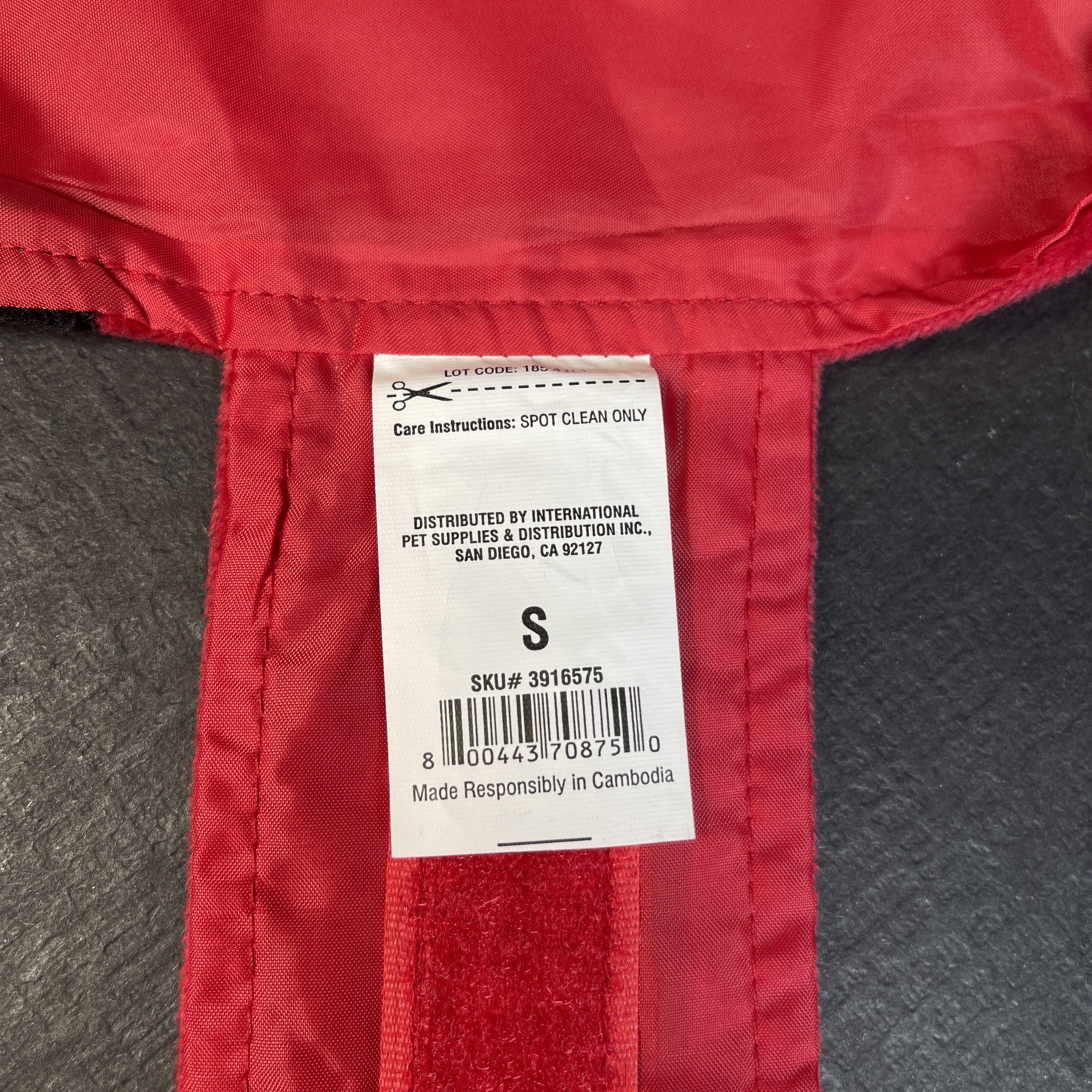 Petco Merry Makings Dog Santa Costume 2-Piece Plush Suit w/ Hat Size Small NWT