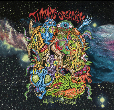Timmy's Organism Survival of the Fiendish LP Album Yel Vinyl Schallplatte 0141