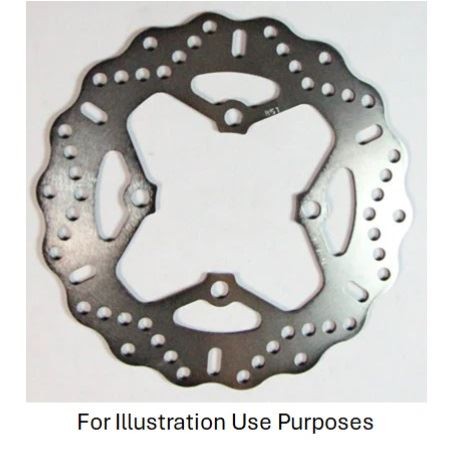 EBC Solid Cont Rear Brake Disc Rear Left for Triumph Thruxton TFC 1200 2019-2020 - Image 10
