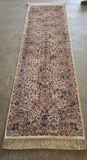 Authentic Karastan 3x9 Floral Kirman Runner Rug #759