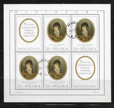 Poland 1968 Polish Miniatures S/S x 3 CTO (P249)