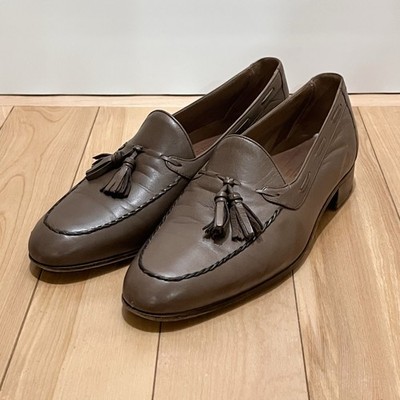 Bally Made in Italy Brown Leather Tassel Loafers Men s Size 8 1/2 M