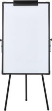 Large Tripod Stand Whiteboard Easel, 90 * 60CM Double Sided Magnetic Dry Erase B