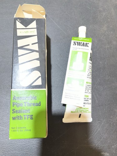 Cajon Swagelok Swak MS-PTS-50 Anaerobic Pipe Thread Sealant 1.69 Oz. NEW IN BOX