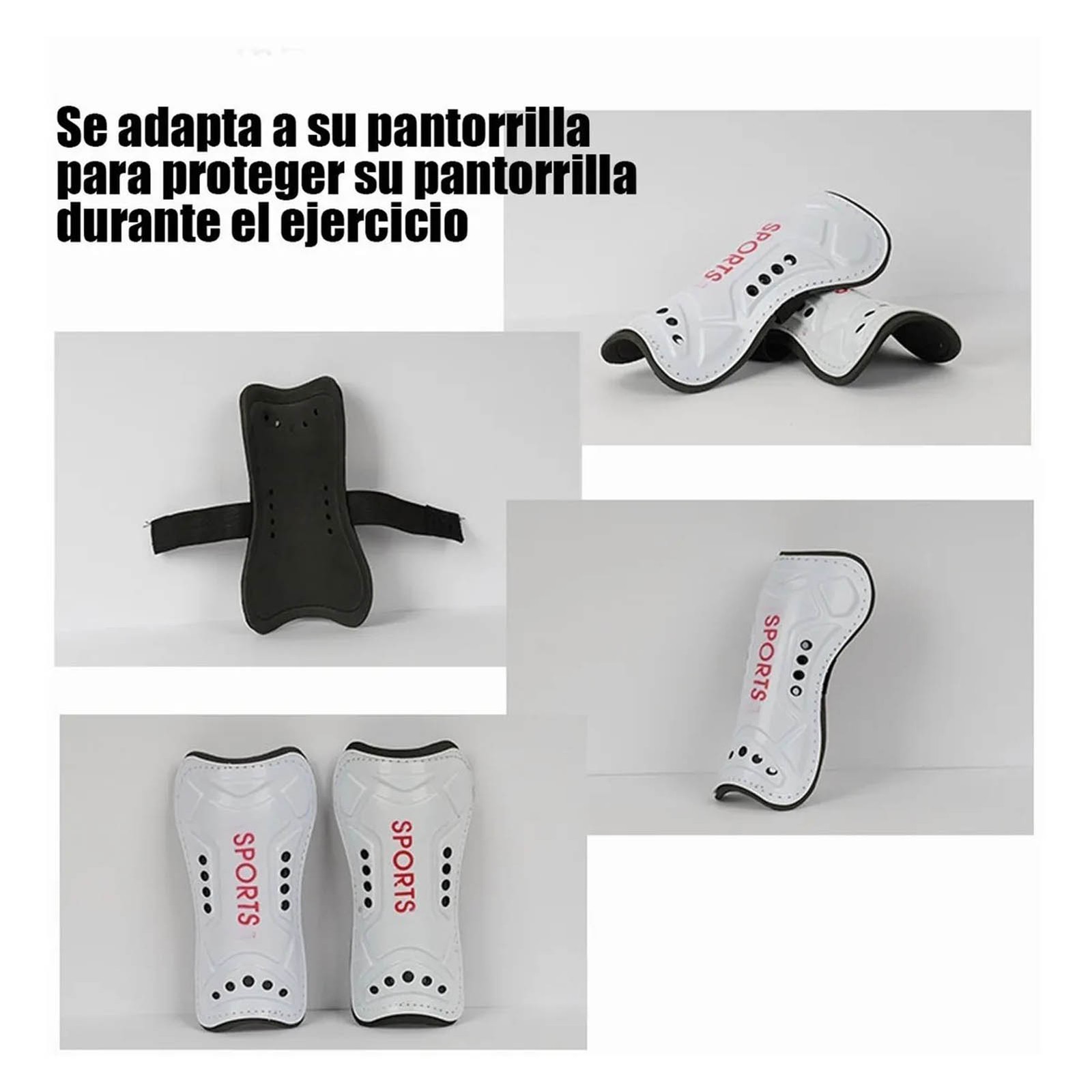 1 Pair Lightweight Soccer Shin Guards Superlight Shock Absorbing Leg Guard For Y